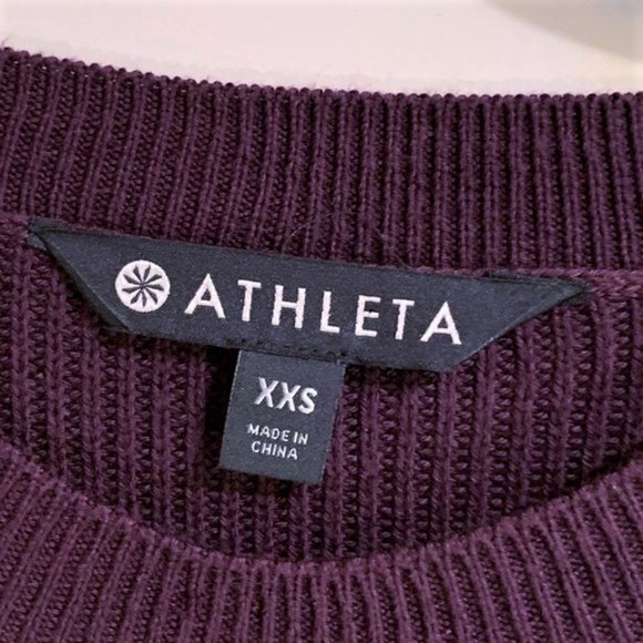 Athleta • Rest Day Burgundy Sweater XXS - Picture 4 of 4